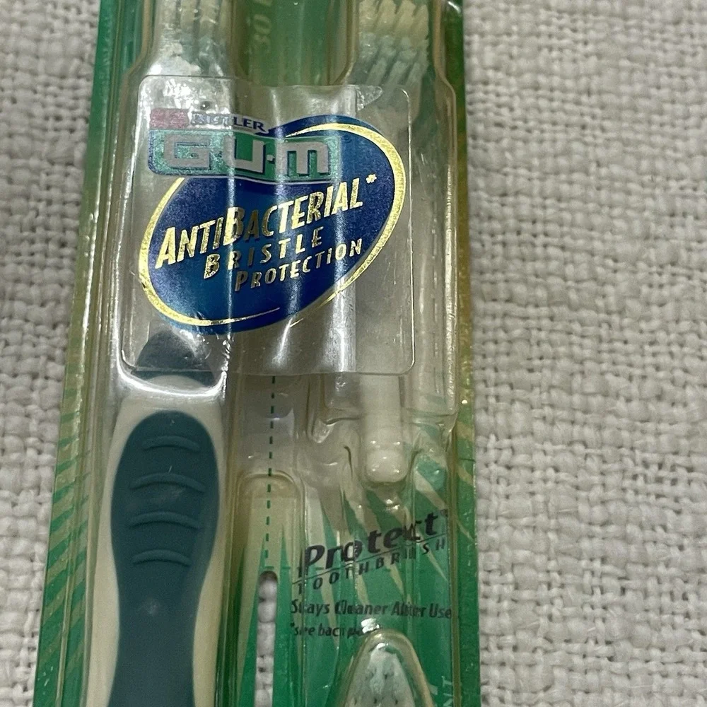 NEW Butler GUM Protect‎ 90 Day w/Head RARE Toothbrush SOFT  Vintage RARE 90's